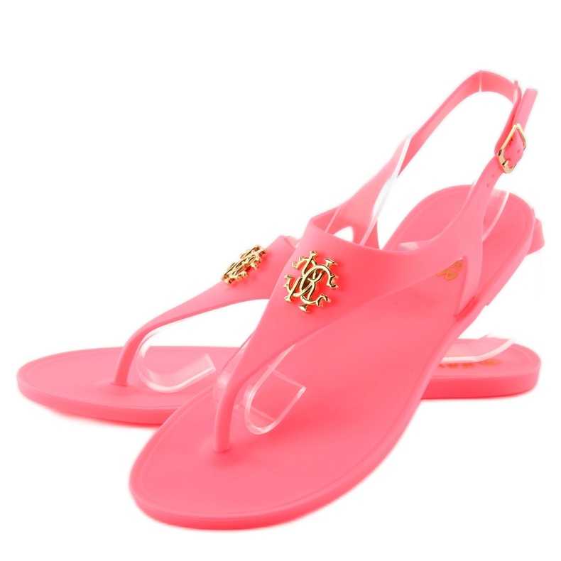 Meliski KM101 orange flipflops rosa 1