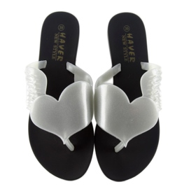 Meliski Flygande hjärta KM116 SVART / SILVER vit 1