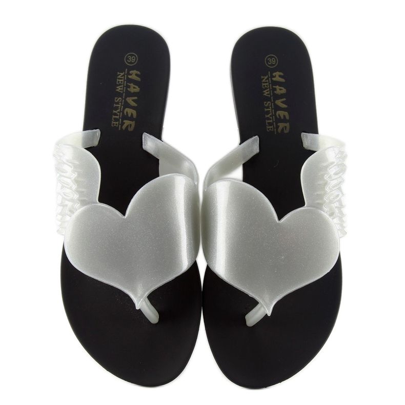 Meliski Flygande hjärta KM116 SVART / SILVER vit 1