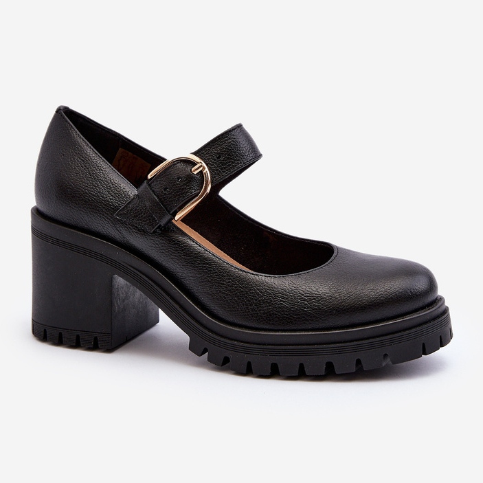 Zazoo 20166 Läder Pumps Svart 1