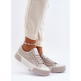 Sneakers dam med tjock sula Lee Cooper LCW-24-31-2178 Grå 4