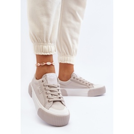 Sneakers dam med tjock sula Lee Cooper LCW-24-31-2178 Grå 5