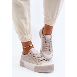 Sneakers dam med tjock sula Lee Cooper LCW-24-31-2178 Grå 6