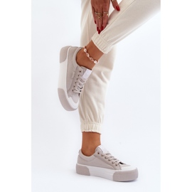 Sneakers dam med tjock sula Lee Cooper LCW-24-31-2178 Grå 7