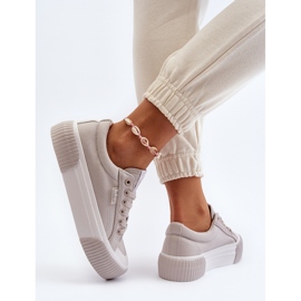 Sneakers dam med tjock sula Lee Cooper LCW-24-31-2178 Grå 10