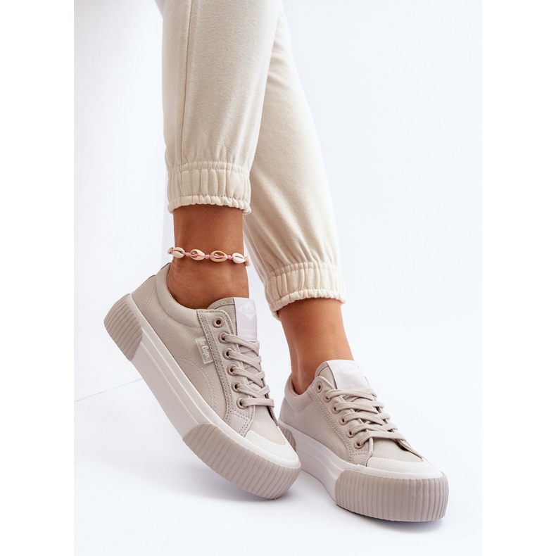 Sneakers dam med tjock sula Lee Cooper LCW-24-31-2178 Grå 2