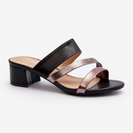 Lågklackade flip-flops damer, svart Rosila 1