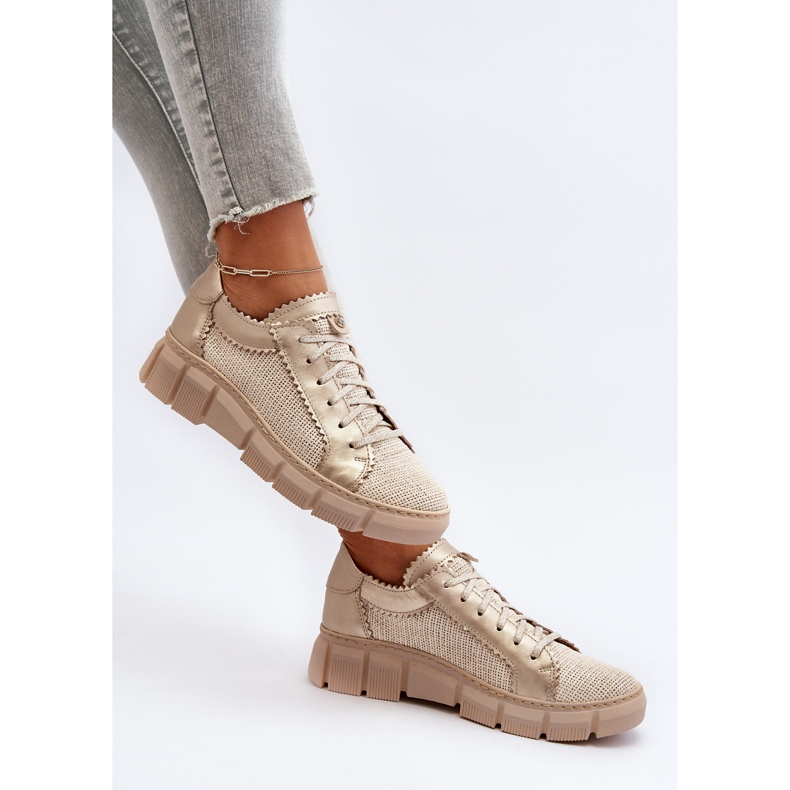 Läderskor för kvinnor Maciejka 05850-22 Ljus beige 2