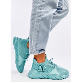 Wades Cyan sock sneakers blå 2