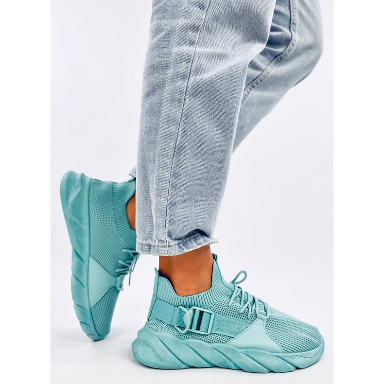 Wades Cyan sock sneakers blå 2