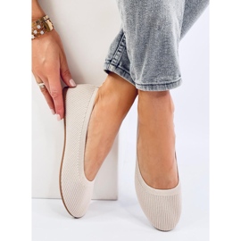 Cavaday Beige sockballerinor 2
