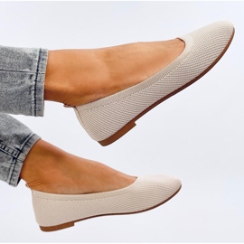 Cavaday Beige sockballerinor 1