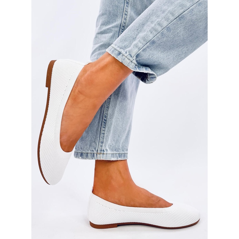 Cavaday White sockballerinor vit 2