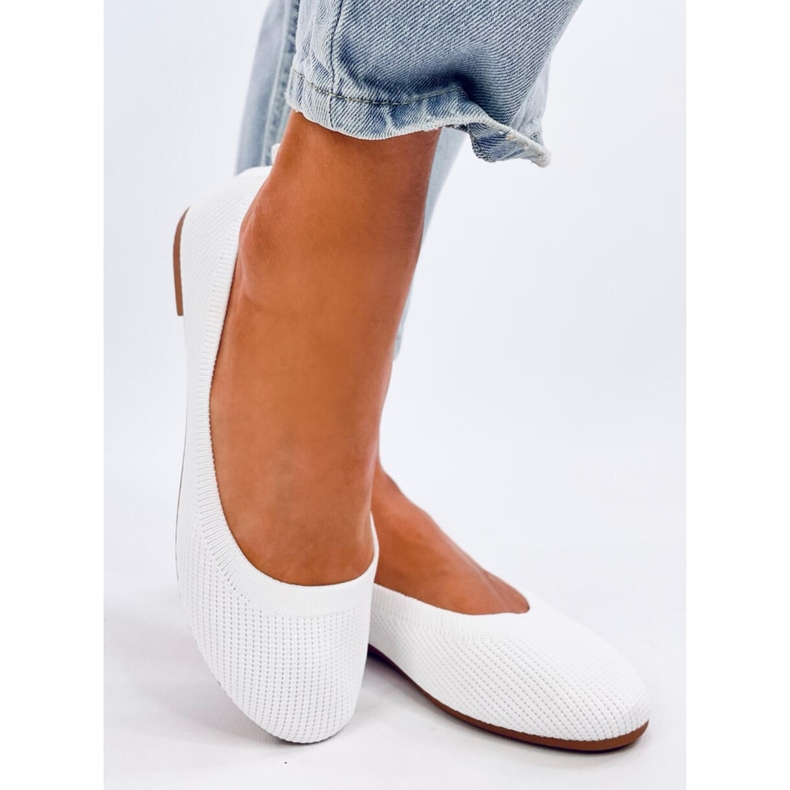 Cavaday White sockballerinor vit 1