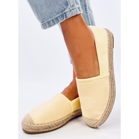 Haydon Yellow espadrillor i canvas för kvinnor gul 2