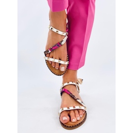 Maya White damsandaler vit 1