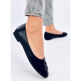 Eleganta Irvina Black balettlägenheter svart 2