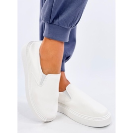 Allams White slip-on sneakers vit 1