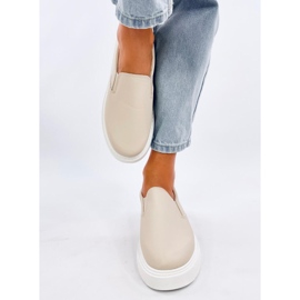 Allams Beige slip-on sneakers 1