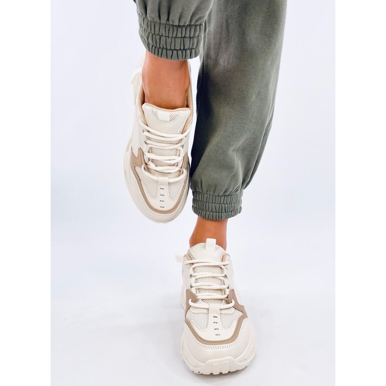 Lancasi Beige Khaki damsneakers 1