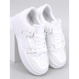 Clavell White sneakers med hög sula vit 1
