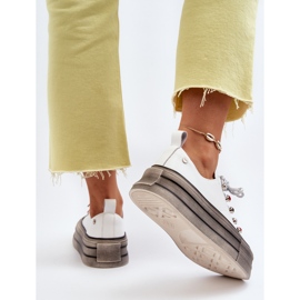 Platformsneakers dam GOE NN2N4054 Vit 1