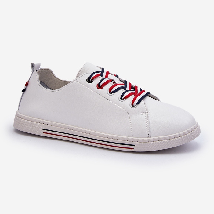 Vinceza Skinnsneakers för kvinnor Vita Litzy 2