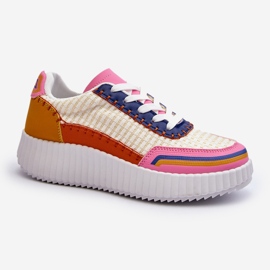 Platform Sneakers dam Multicolor Redala mångfärgad 2