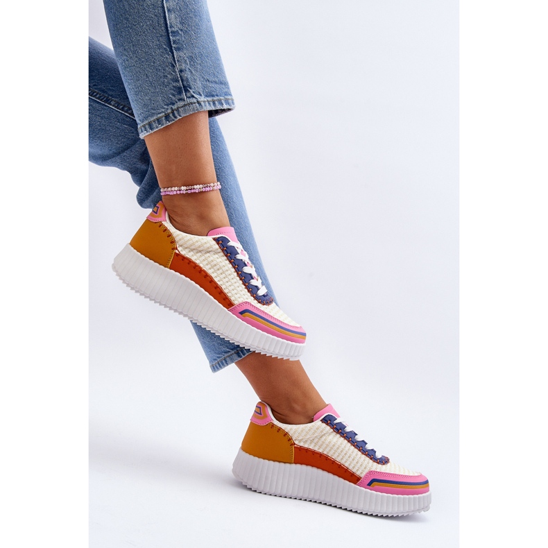 Platform Sneakers dam Multicolor Redala mångfärgad 1