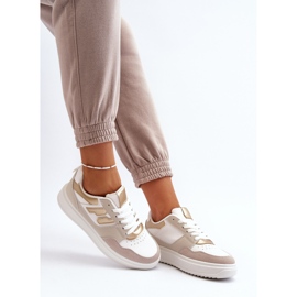 Beige Regines Låga Sneakers för kvinnor 1