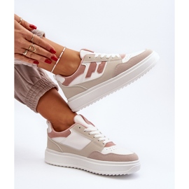 Beige Regines Låga Sneakers för kvinnor 2