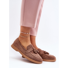 Mockasin för damer Brun Dansitu 2