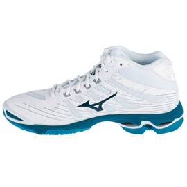 Mizuno Wave Voltage Mid M V1GA216586 volleybollskor vit 1