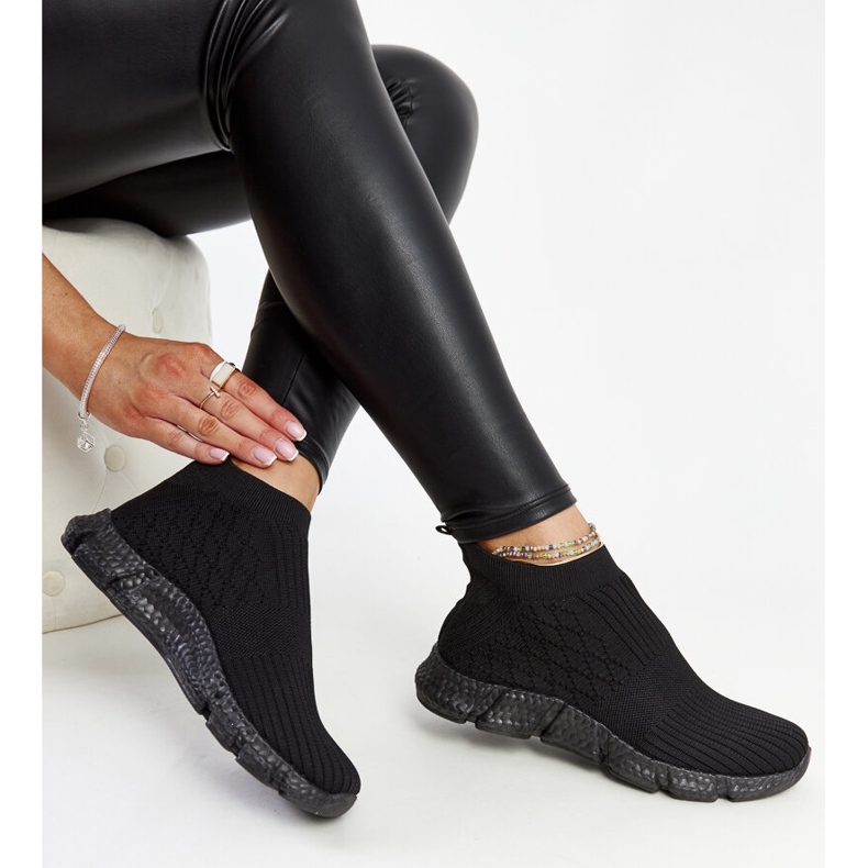 Svarta lätta sportsneakers från Vaclav 1