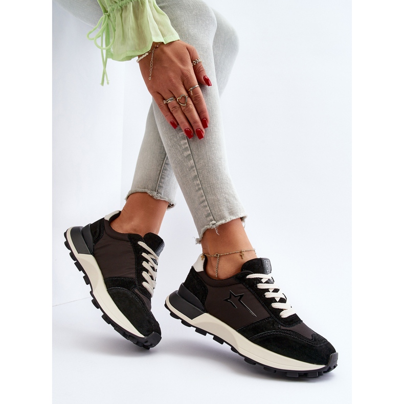 Skinnsneakers för kvinnor Big Star NN274963 Svart 1