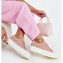 Rosa Agathe platåsneakers 1