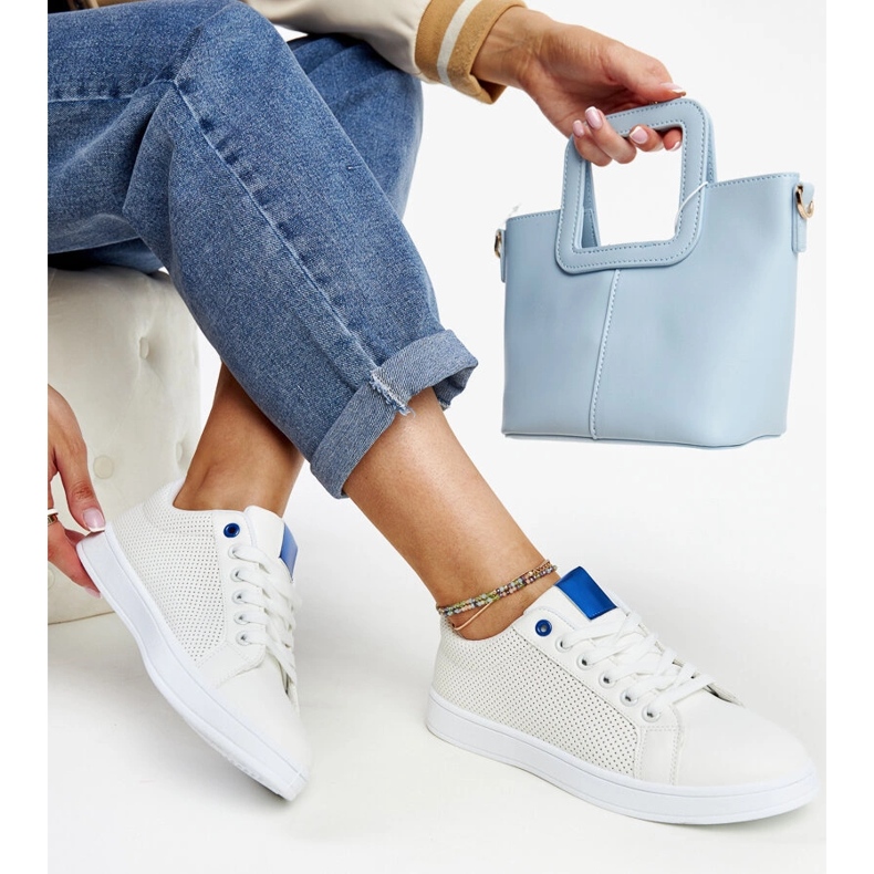 Vita eco-läder sneakers från Semret 1