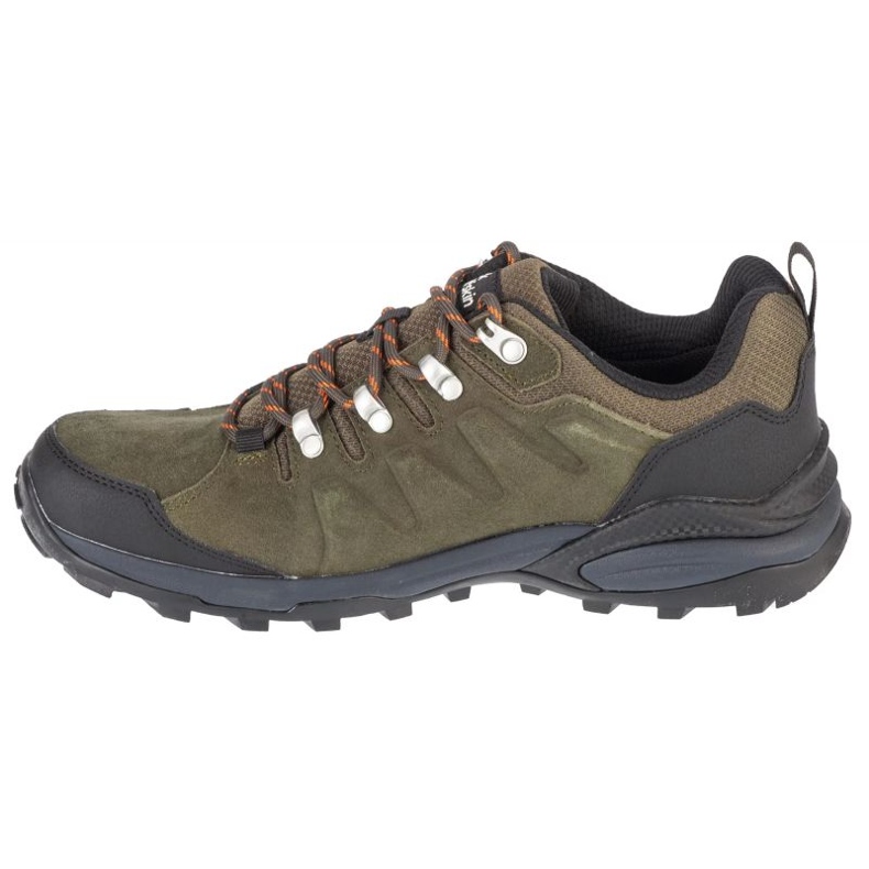 Jack Wolfskin Refugio Texapore Low M skor 4049851-4287 grön 1