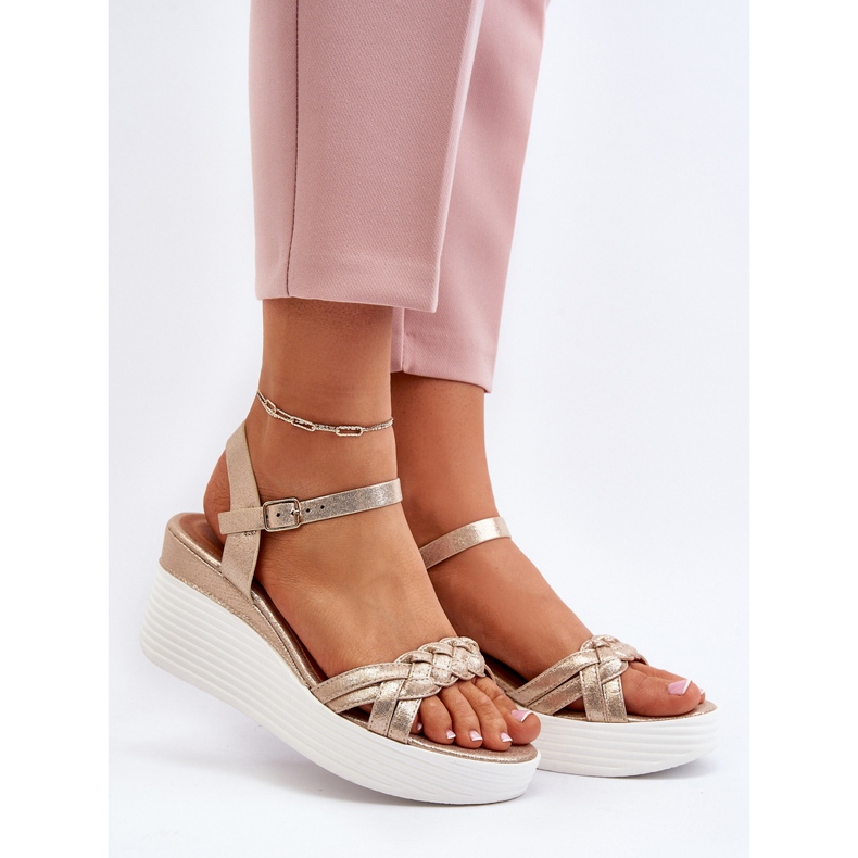 Esinna guldkil sandaler gyllene 2