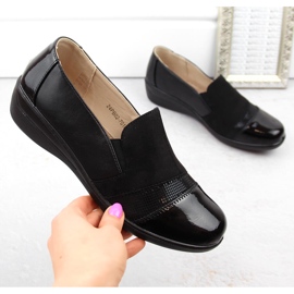 News Bekväma slip-on skor för kvinnor, svarta Unisoft 1