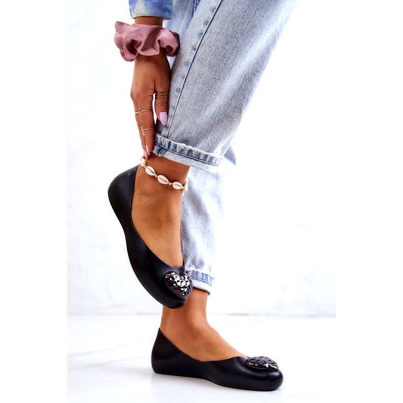 Doftande gummiballerinor för kvinnor ZAXY JJ285046 Svart 2