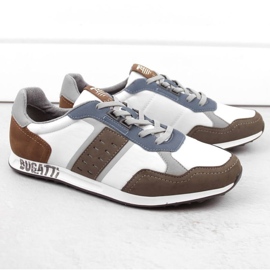 Bugatti INT1975 sportskor i läder vit 1