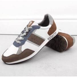 Bugatti INT1975 sportskor i läder vit 2