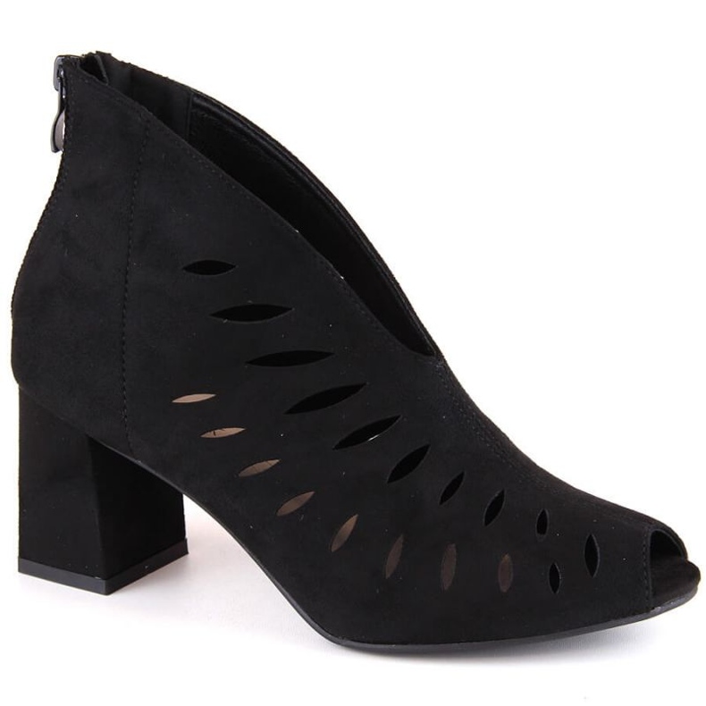 Potocki W WOL225A stövlar i mocka, svarta 1