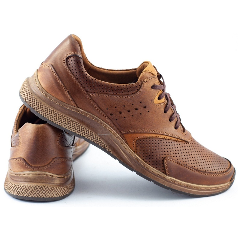 Polbut Sportskor för män J72 brun 4