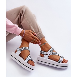 Big Star Platformsandaler för kvinnor NN274A526 Vit 1