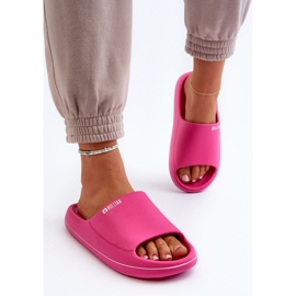 Lätt flip-flops för damer Big Star NN274A041 Fuchsia rosa 4