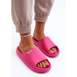 Lätt flip-flops för damer Big Star NN274A041 Fuchsia rosa 5