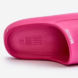 Lätt flip-flops för damer Big Star NN274A041 Fuchsia rosa 6