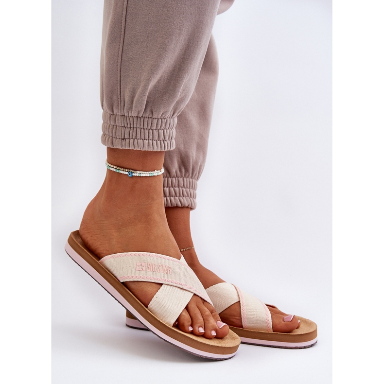 Big Star flip-flops dam NN274A057 Beige 2